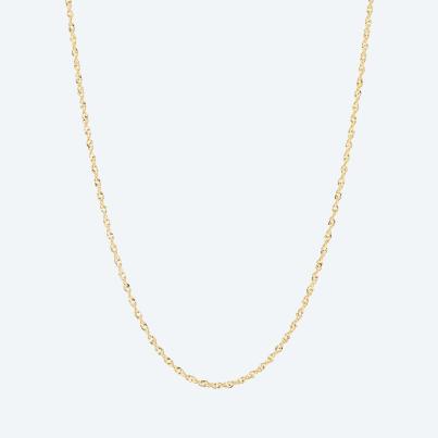 Singapurkette 585 Gelbgold ca. 50 cm