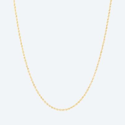 Kordelkette 585 Gelbgold ca. 45 cm