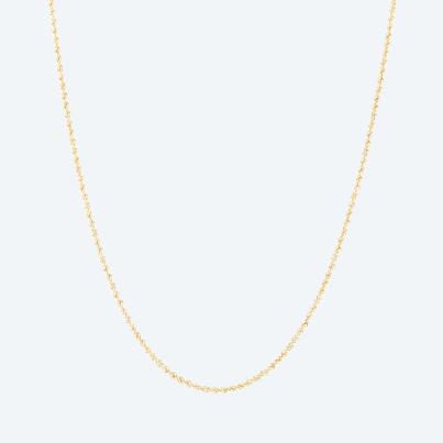 Kordelkette 585 Gelbgold ca. 55 cm