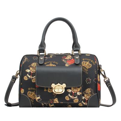 Henney Bear Henkeltasche schwarz/multicolor