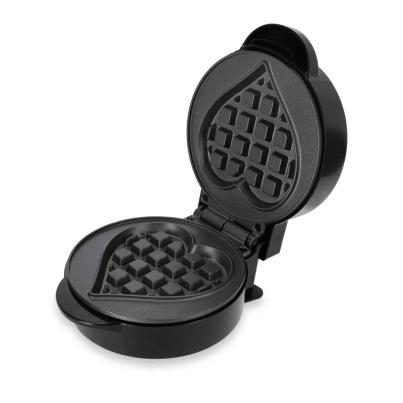 ADE Mini-Waffeleisen Herz schwarz