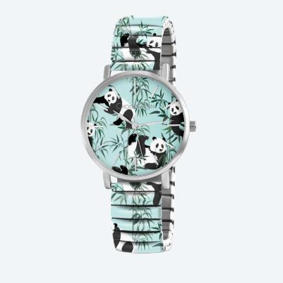 ChocoMoon Damenuhr "Blue Panda" Quarz