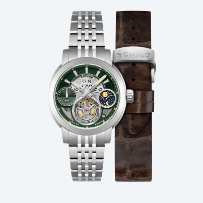 SCHILD Tourbillon "Heinrich GMT" grün