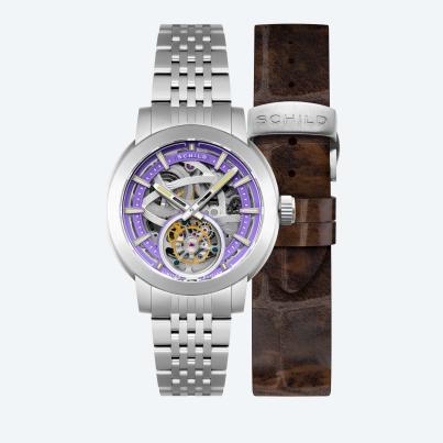 SCHILD Tourbillon "Heinrich Automatic" violet ash