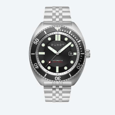 DUXOT Automatikuhr "Tortuga" schwarz