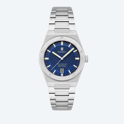 DUXOT Automatikuhr "Bastia" blau