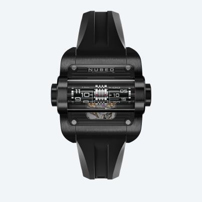 NUBEO Herrenuhr "Continuum" schwarz