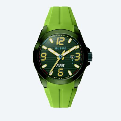 NUBEO Herrenuhr "Torrent" grün