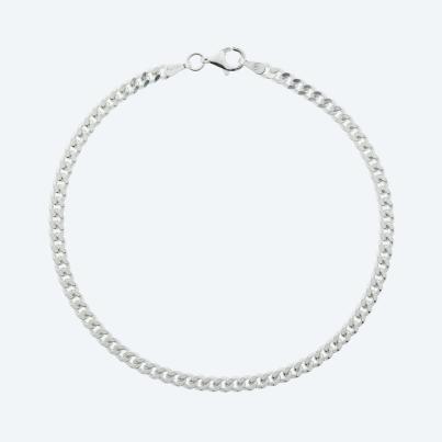 Panzerarmband 925 Sterling Silber ca. 21 cm