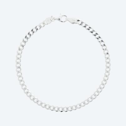 Panzerarmband 925 Sterling Silber ca. 21 cm