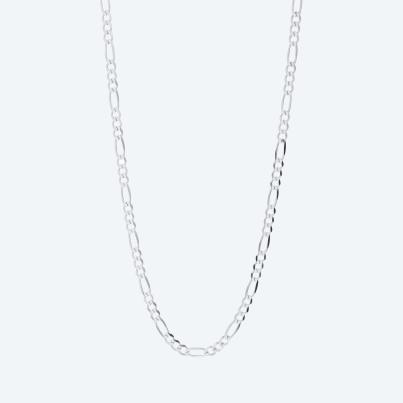 Figarokette 925 Sterling Silber ca. 50 cm