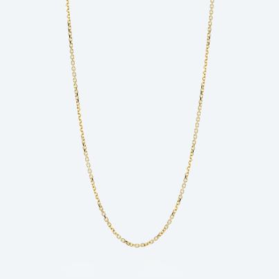 Ankerkette 925 Sterling Silber vergoldet ca. 70 cm