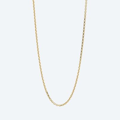 Ankerkette 925 Sterling Silber vergoldet ca. 55 cm