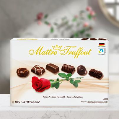 Maitre Truffout Pralinen feinste Aus Rose 4 x 180g