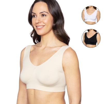 Figur Body 3er Set Super-BH weiß/creme/schwarz