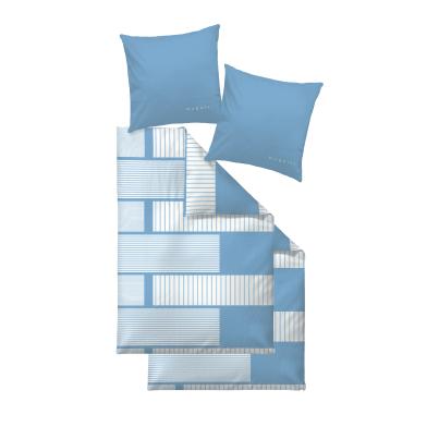 Bugatti Satin-Bettwäsche 4tlg. blau