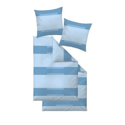 Bugatti Satin-Bettwäsche 4tlg. blau