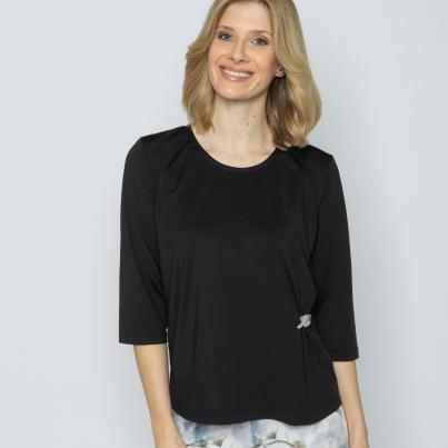 Perfectly JU Shirt 'Mona' schwarz