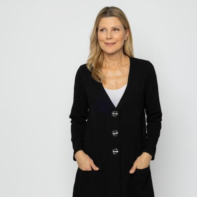 VANESSA STYLE Damen-Cardigan schwarz