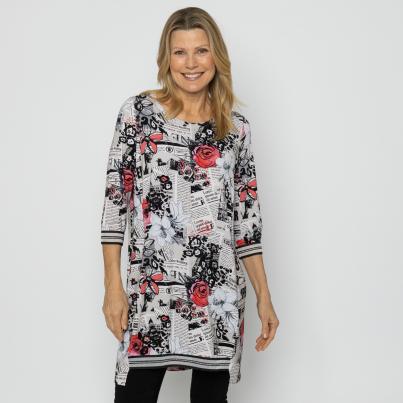 VANESSA STYLE Damen-Longshirt multicolor