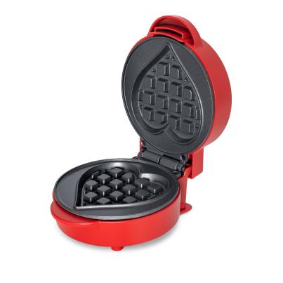 ADE Mini-Waffeleisen Herz Rot
