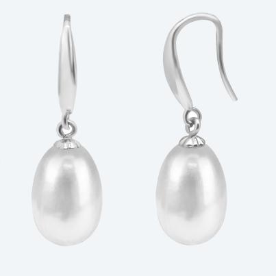 Ohrhänger 925 Silber Süßwasserzuchtperle