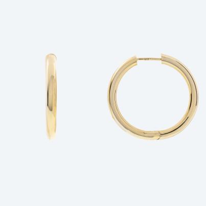 Creolen 925 Sterling Silber vergoldet