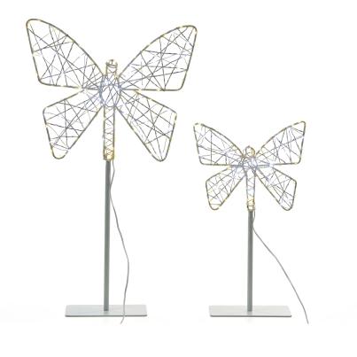 2 LED-Schmetterlinge