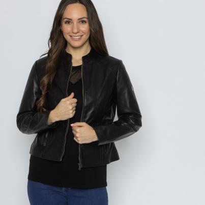 OTTO KERN Damen-Lederjacke schwarz