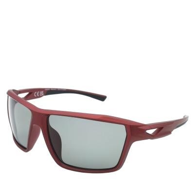 Sportsonnenbrille matt rot