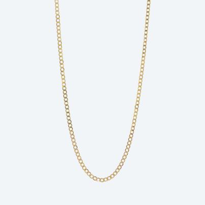 Panzerkette 585 Gelbgold ca. 50 cm