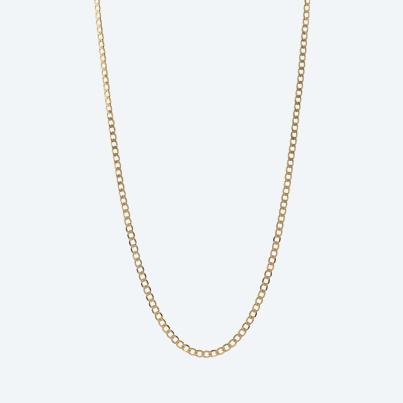 Panzerkette 585 Gelbgold ca. 60 cm