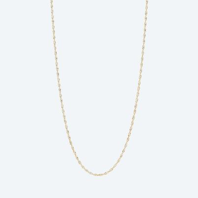 Singapurkette 585 Gelbgold ca. 50 cm