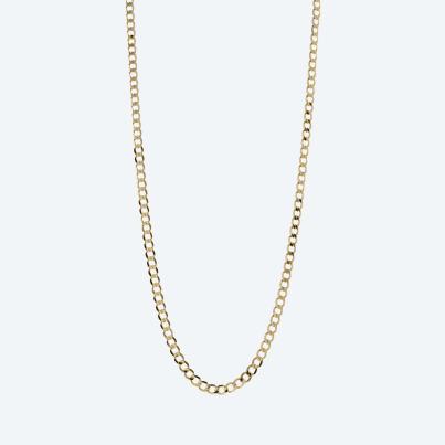 Panzerkette 585 Gelbgold ca. 50 cm