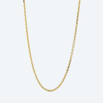 Ankerkette 925 Sterling Silber vergoldet ca. 45 cm