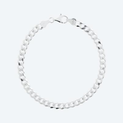 Panzerarmband 925 Sterling Silber ca. 21 cm