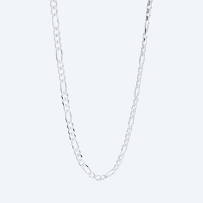 Figarokette 925 Sterling Silber ca. 50 cm