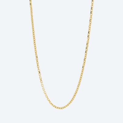 Ankerkette 925 Sterling Silber vergoldet ca. 50 cm