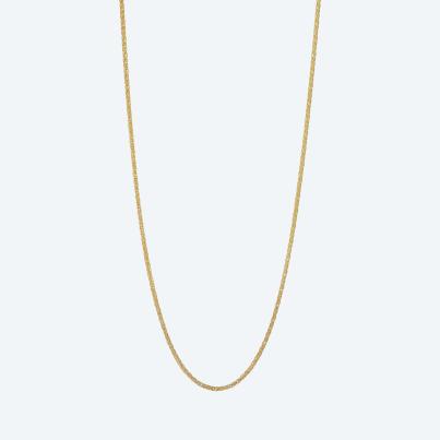 Zopfkette 585 Gelbgold ca. 55 cm