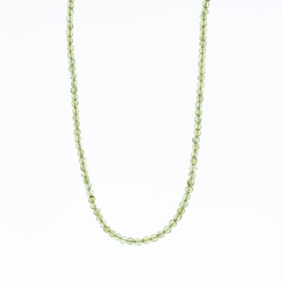 Collier Peridot Karabiner 925 Silber