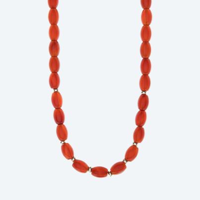 Collier Karneol Magnetverschluß