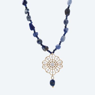 Collier Sodalith