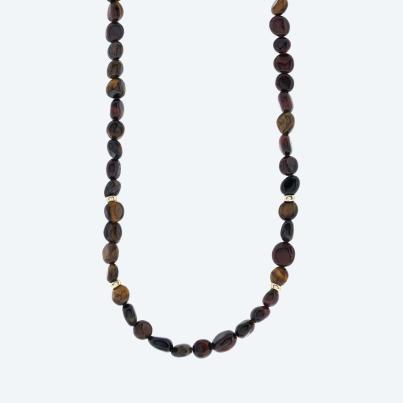 Collier Tigerauge Magnetverschluß