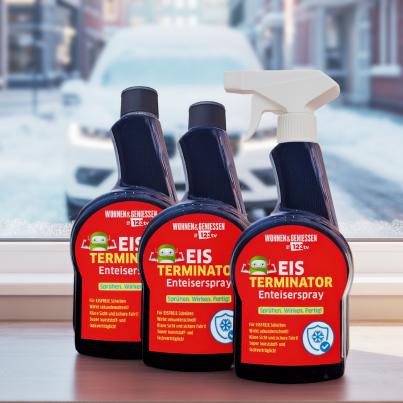 W&G Eis Terminator 3x500ml Enteiserspray + Tuch