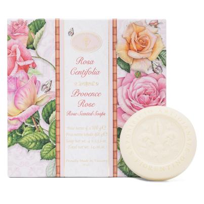 Fiorentino Hartseifen Set Rose Centifolia 4 x 100g