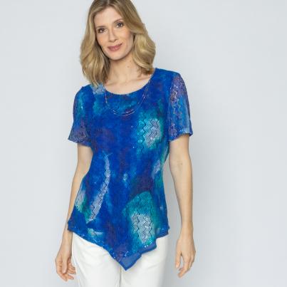 Christian Materne Damen-Longshirt multicolor