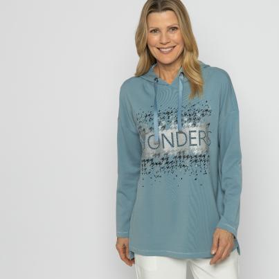 Lounge Collection by H. S. Sweatshirt taubenblau