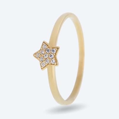 Ring 375 Gelbgold Zirkonia