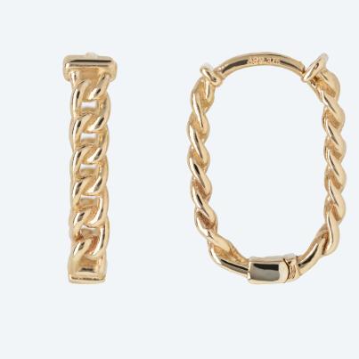 Creolen 375 Gelbgold