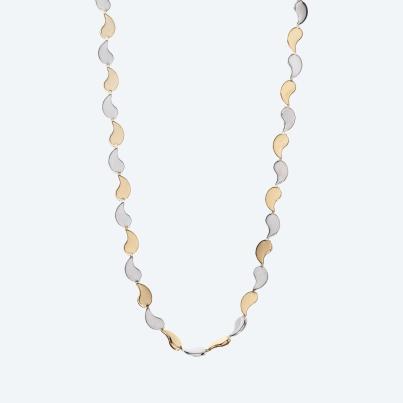 Collier 375 Gelbgold bicolor